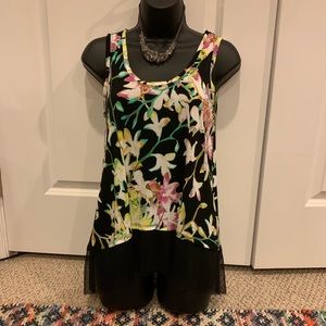TROPICAL PRINT TOP